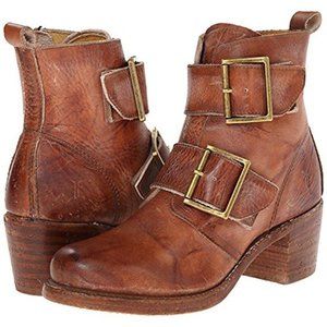 Frye Sabrina Double Buckle Western Boots